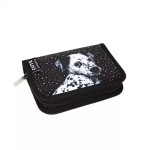 Piórnik pojedynczy 2-klapki DOGGY B&W /63732