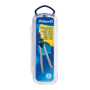 Cyrkiel metalowy PELIKAN w twardym etui /00285