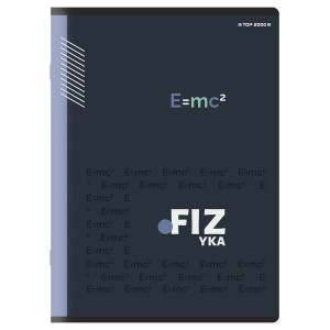 Zeszyt A5/60k. FIZYKA kratka 70g ze ściągą Top /88180