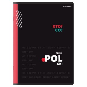 Zeszyt A5/60k. J. POLSKI linia 70g ze ściągą Top /88463
