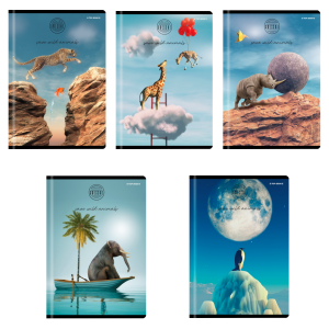 Zeszyt A4/60k. kratka AMAZING ANIMALS TOP /76095