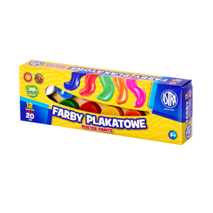 Farby plakatowe ASTRA 12 kol. - 20ml /20034