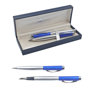Komplet PIÓRO + DŁUGOPIS w etui Tetis /21387