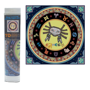 Haft diamentowy - DIAMENTOWA MOZAIKA 7D - ZODIAK RAK - mandala /65797