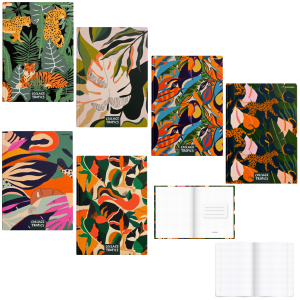 Brulion A5/96k. kratka COLLAGE TROPICS TOP /99674