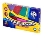 Modelina 6 kol. brokatowa Astra /0162