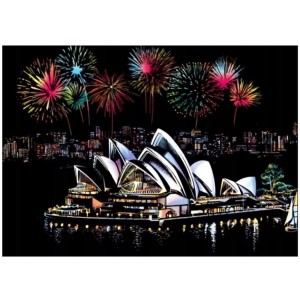 Zdrapywanka kreatywna ZDRAPKA - Sydney OPERA HOUSE /62642