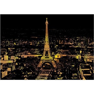 Zdrapywanka kreatywna ZDRAPKA - Wieża Eiffla PARIS /62383