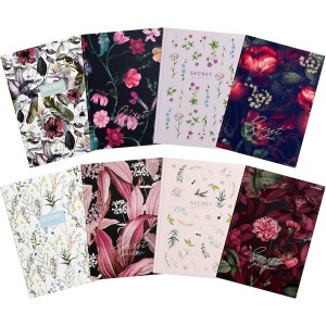 Brulion A6/80k. kratka SECRET GARDEN szyty /99438