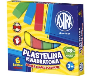 Plastelina 6 kol. kwadratowa Astra /0521