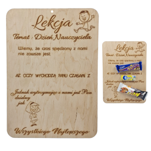Tabliczka pamiątka DZIEŃ NAUCZYCIELA -dla Pana- /7892PAN
