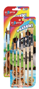 Kpl. pędzelków INSPIRIA 6 szt /0617