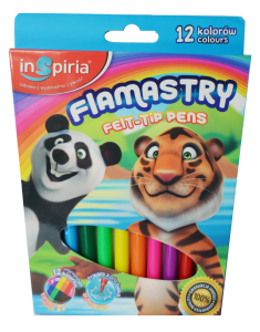 Flamastry 12 kol. INSPIRIA /3842