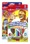 Kredki ołówk. trójkątne 12kol. JUMBO - INSPIRIA /3897