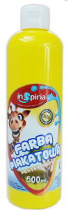 Farba plakatowa ŻÓŁTA 500ml INSPIRIA /2784