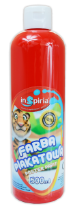 Farba plakatowa CZERWONA 500ml INSPIRIA /2869