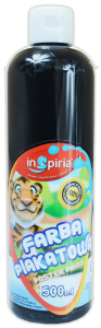 Farba plakatowa CZARNA 500ml INSPIRIA /3187