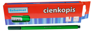 Cienkopis 0,4mm > C. ZIELONY < /8286