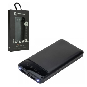 PowerBank VERGIONIC 10 000mAh 2,1A + 4 przewody /14286