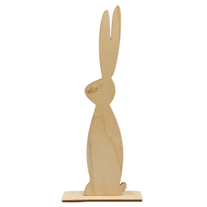 Zając drewniany 60cm -ozdoba sklejka-  /8961-60