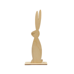 Zając drewniany 40cm -ozdoba sklejka- /8949-40