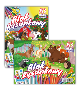 Blok rysunkowy STANDARD A3/20k. /6733