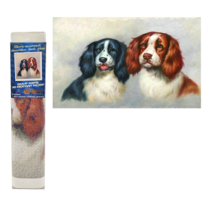 Haft diamentowy - DIAMENTOWA MOZAIKA 5D - Psy portret /52650
