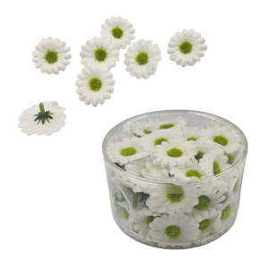 Kwiat sztuczny MARGARETKA 3,5cm główka 100szt /02204