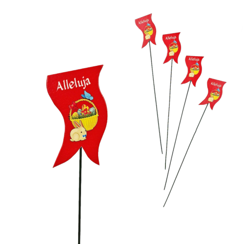 chorągiewka wielkanocna do baranka czerwona.png