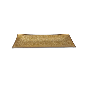 Taca szklana PODSTAWKA złota 20x10cm /92250