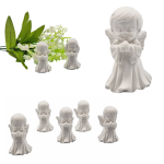 Aniołek gipsowy 6cm - CHŁOPIEC - Podziękowanie dla gości KOMUNIA /97643-CH