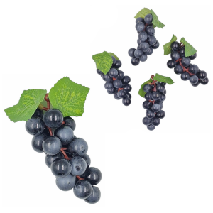 Winogrono dekoracyjne 10cm granatowe - gałązka MAŁA /88423-G