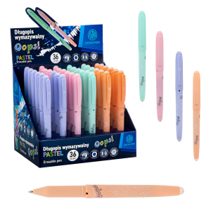 Pióro kulkowe PASTEL wymazywalne OOPS niebieskie Astra /68128