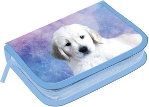 Piórnik pojedynczy Z WYPOSAŻENIEM 2-klapki DOGGY /73306