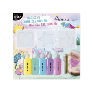 Zestaw kreatywny MAGICZNE żelowe zabawki 3D KSIĘŻNICZKI /97173