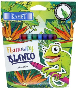 Flamastry BIANCO 12 kol. Kamet /4026