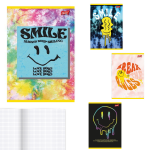 Zeszyt A5/32k. kratka KEEP SMILING Strzegom /59959
