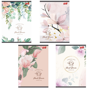 Zeszyt A5/60k. kratka ROMANTIC GARDEN Strzegom /59744
