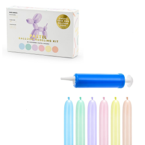 Zestaw - Balony do modelowania PASTELOWE 30szt + pompka /62891