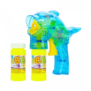 Pistolet na bańki mydlane + 2 płyny /00687