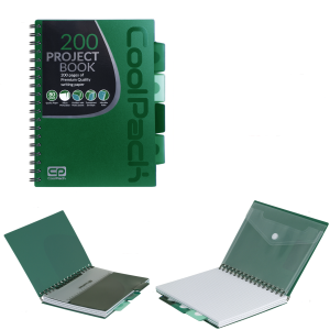 Kołobrulion B5 kratka PP 200 stron PROJECT BOOK kołonotatnik /94023