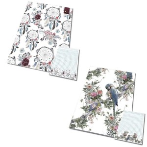 Notes A6/50k. w kratkę z poddrukiem BOHO /14926