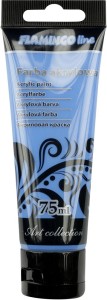 Farba akrylowa 066 FLAMINGO LINE 75 ml niebieska /1829/5418
