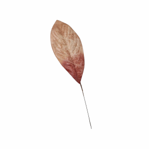 Gałązka - Liść pojedynczy bordowy 29cm /86082-2-BD