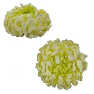 Kwiat sztuczny CHRYZANTEMA duża pełna 19cm główka /70199-3