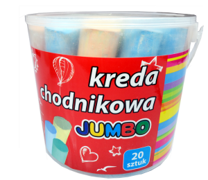 Kreda chodnikowa w wiaderku 20 szt /3595