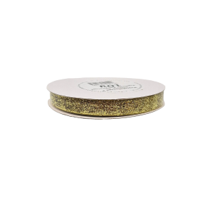 Wstążka aksamitna ZŁOTA metalizowana 12mm x 9m /89235