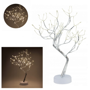Drzewko ozdobne LED 50cm świecące - barwa ciepła - /16112-BC