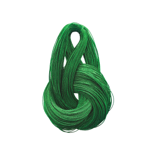 Sznurek 1mm metalizowany ZIELONY 100m /45566
