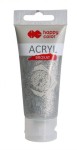Farba akrylowa 60ml brokatowa SREBRNA /7337